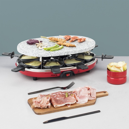 Raclette 4 en 1 pour 8 personnes